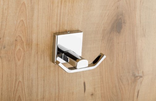 Orion OC-1003 Robe Hook Bathroom Accessory for Home, Hotel and Apartment Washrooms, Elegant and Practical Hanging Hook for Robes, Towels, Clothes, Bathroom Organization and Decor